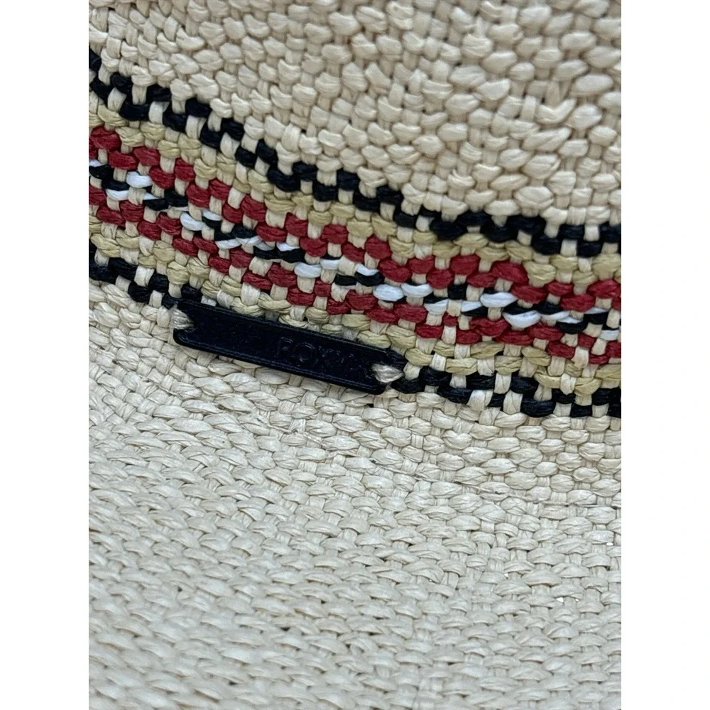 Roxy Under The Coconuts‎ Straw Sun Hat Cruise Resort Beach Travel Wear Small/Med